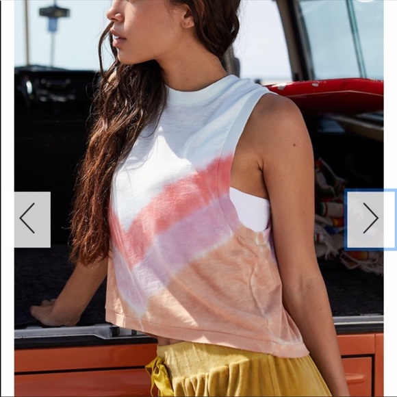 NWT Free People FP Movement Chevron Love Tie Dye - Picture 2 of 8